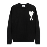 Ami Paris Knit Sweater Black & White